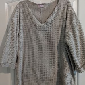 NWOT Pink Lily Sweater Small Grey